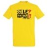 T-SHIRT humoristique C'est qui le Patron