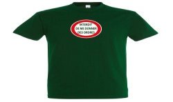 T-SHIRT humoristique Interdit de me donner des ordres