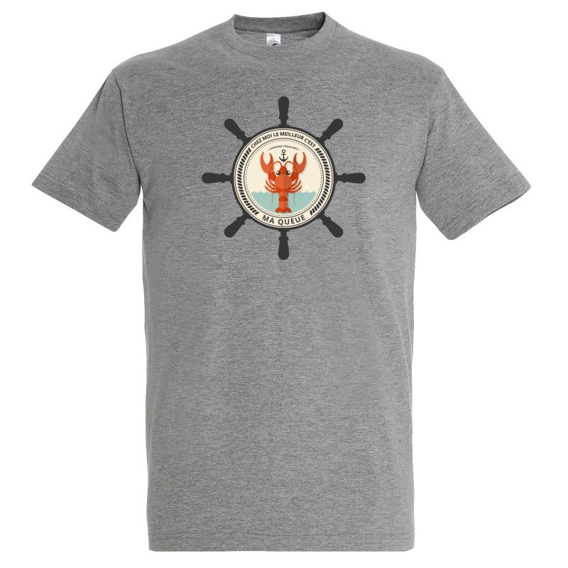 T-SHIRT humoristique Chez moi le meilleur c'est ma queue