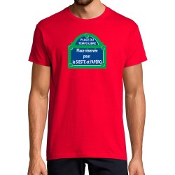 T-SHIRT humoristique Place Temps Libre