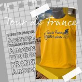 T-shirt tour de France à Royan disponible dans toutes les tailles à la boutique KKO #royan #tourdefrance #souvenirroyan #tshirttourdefrance #shopping #kko #yaquiciquonletrouve #tourdefranceroyan