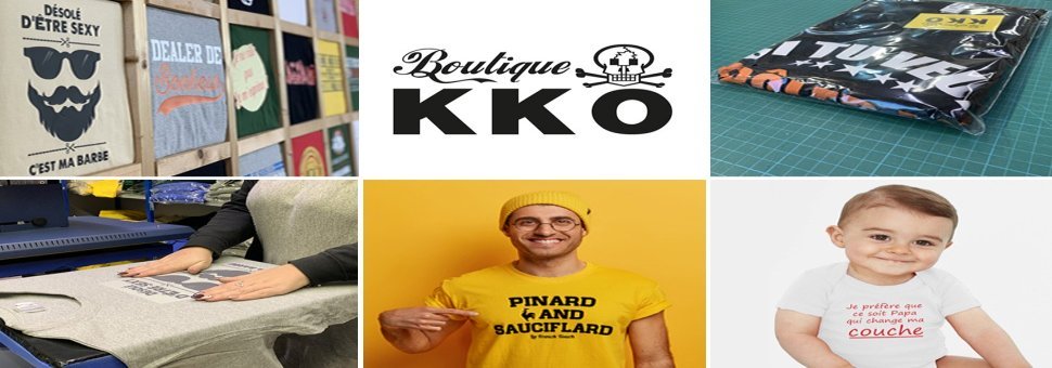 Nous personnalisons t-shirts et autres à la demande.